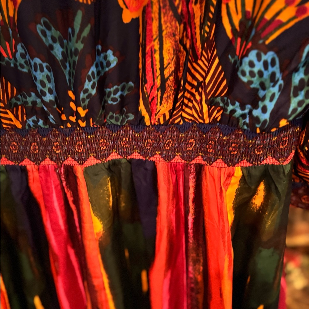 138. Truly 4 You Bohemian Maxi Dress, Size 2X, NWOT - Picture 4 of 6